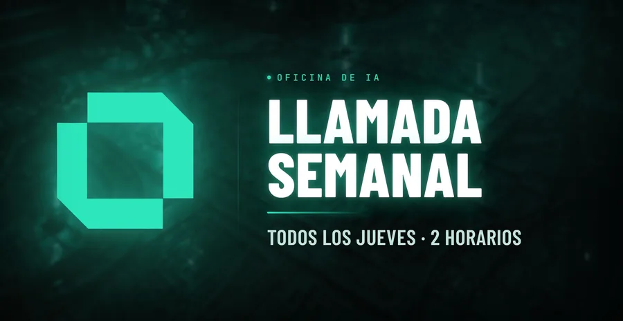 Portada de la llamada semanal de la Oficina de IA: todos los jueves, dos horarios
